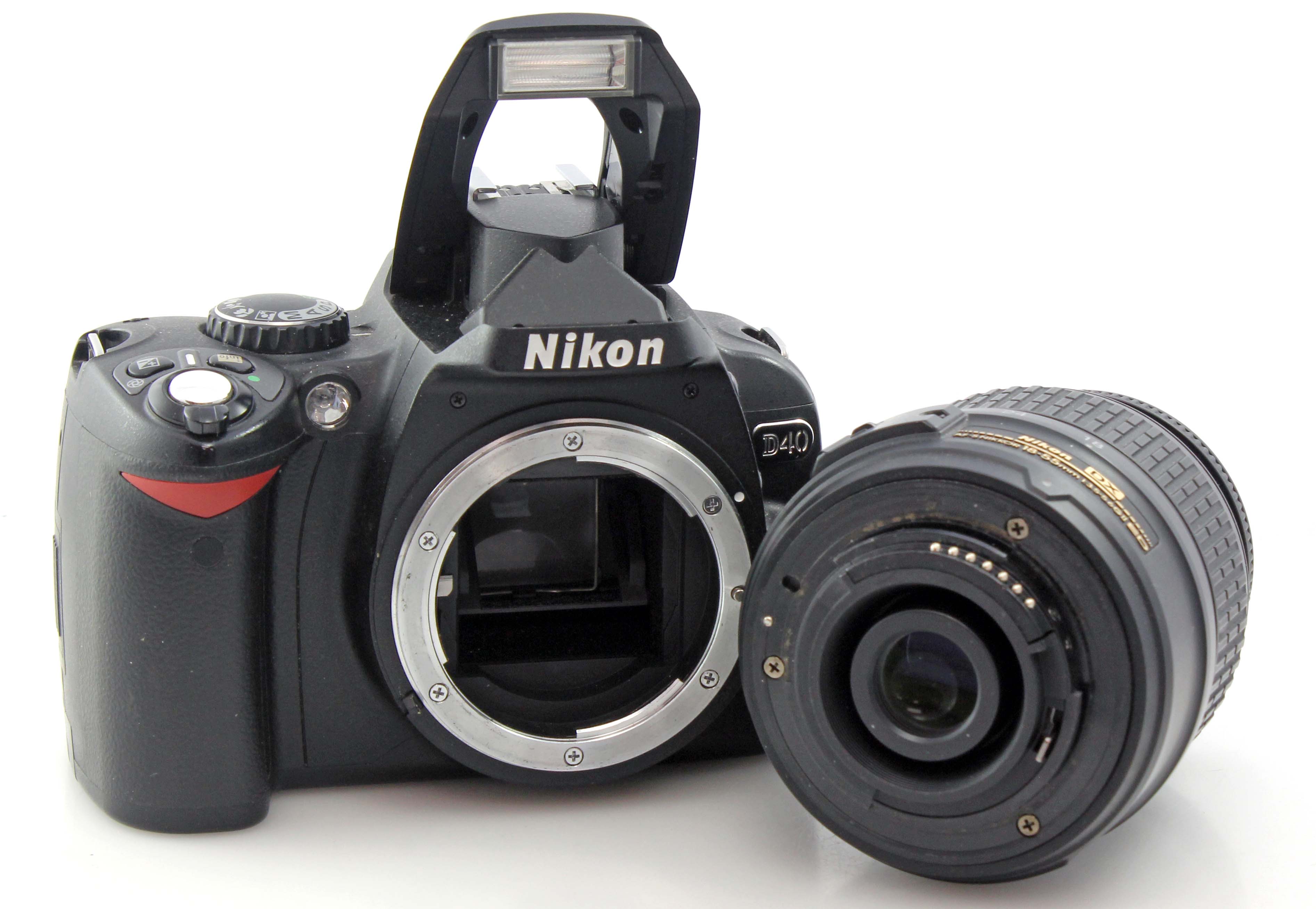 Nikon D40 DSLR Camera with AF 18-55mm AF-S DX G II ED Zoom Lens - Image 2