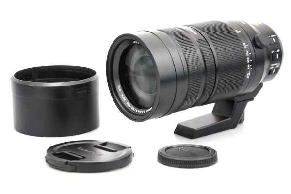 Panasonic Leica DG Vario Elmar 100-400mm f/4-6.3 Zoom Lens, with Caps & Hood - Micro Four Thirds Mount
