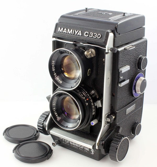 Mamiya C330 Professional F TLR Medium Format Camera W/ Blue Dot 80mm F2.8 Lens