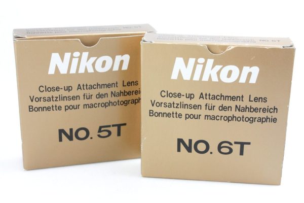 Nikon NO.5T and NO.6T Close-Up attachment lens - 62mm thread