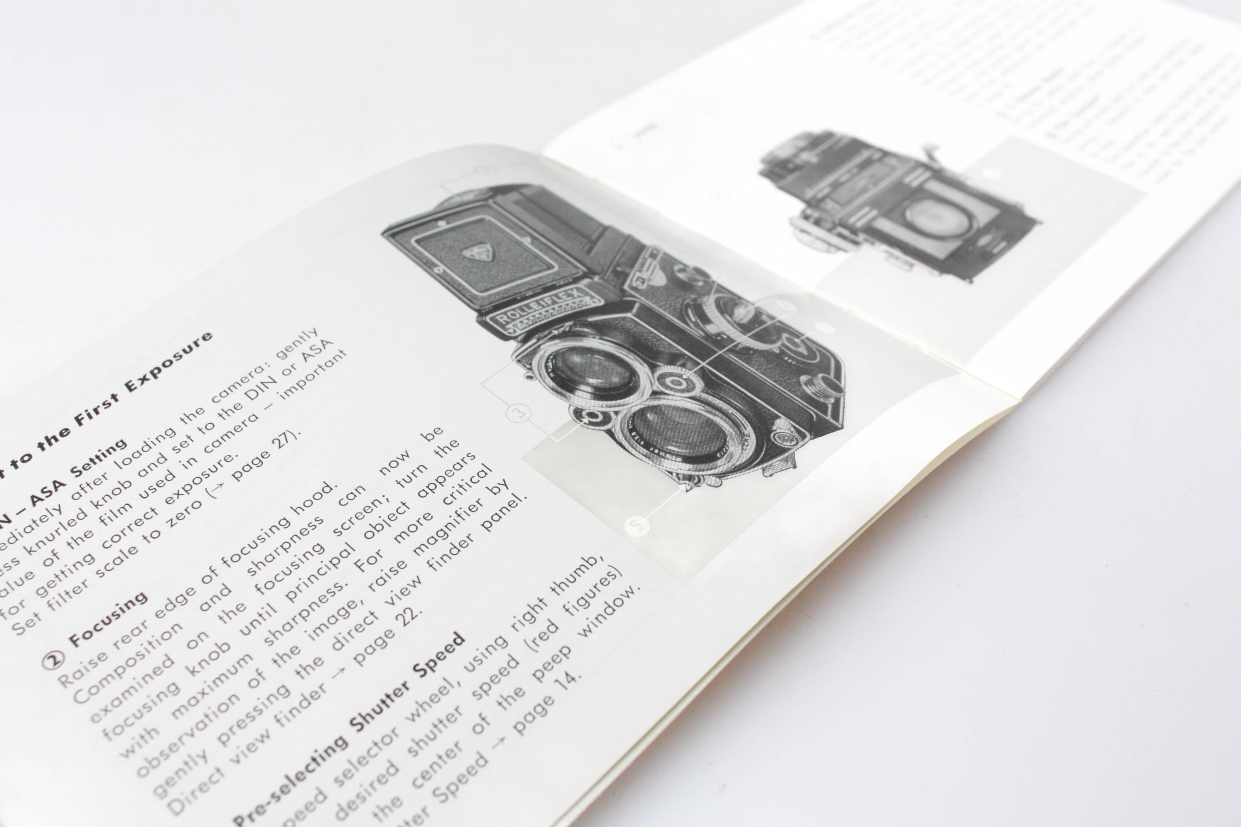 Rollei Rolleiflex Original Owners Manual - Rolleiflex 2.8F/3.5F - Excellent - Image 4