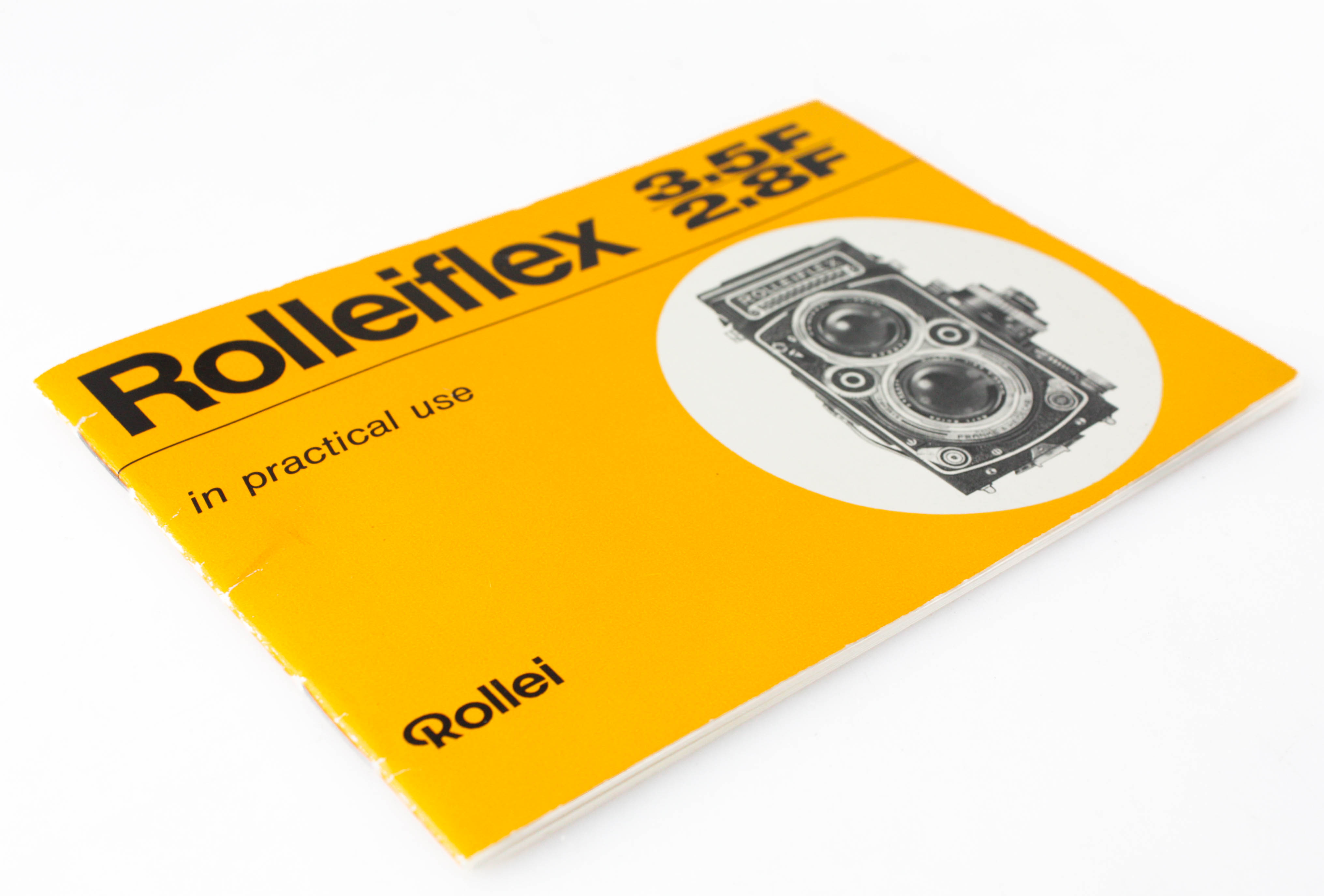 Rollei Rolleiflex Original Owners Manual - Rolleiflex 2.8F/3.5F - Excellent