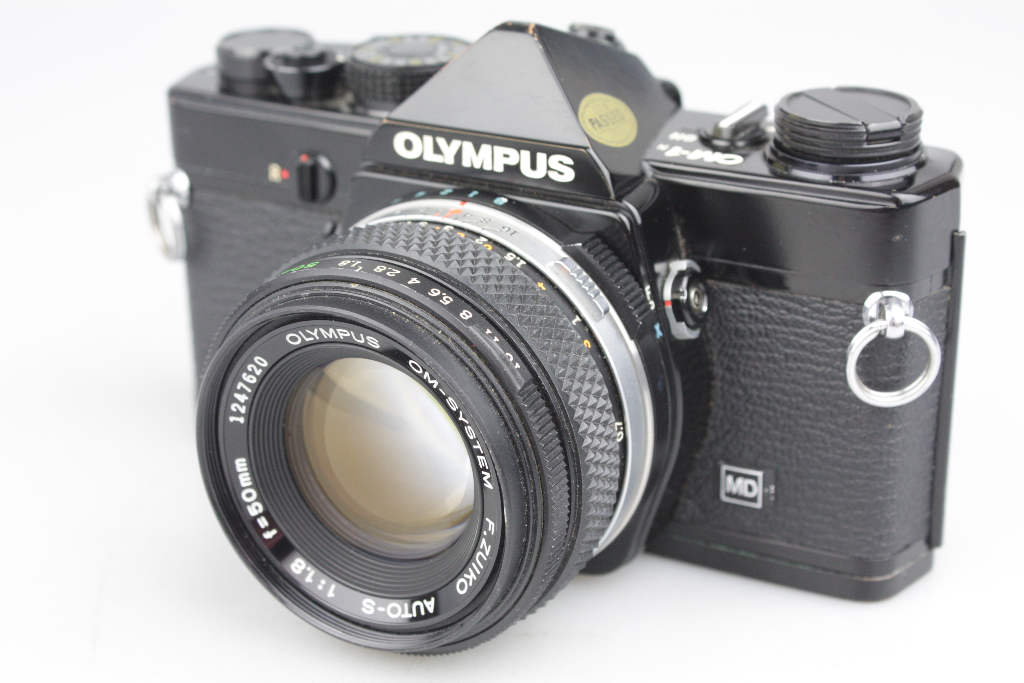 Olympus OM-1n (Black) 35mm SLR Film Camera, with 50mm f/1.8 Zuiko Prime Lens - Image 3