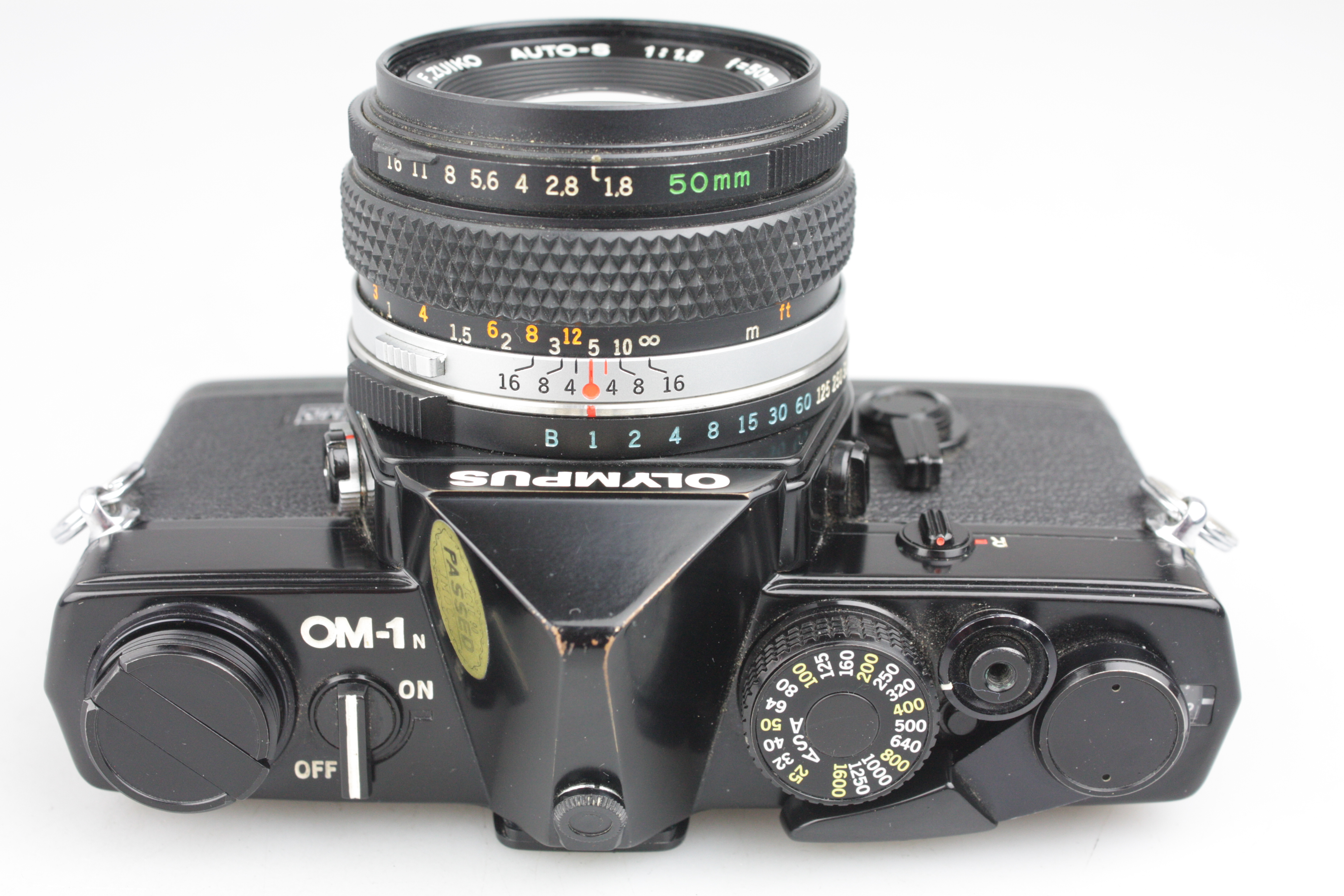 Olympus OM-1n (Black) 35mm SLR Film Camera, with 50mm f/1.8 Zuiko Prime Lens - Image 4