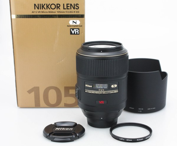 Nikon 105mm f/2.8 G AF-S Micro-Nikkor VR IF-ED Nano Prime Lens - Excellent condition (Copy)