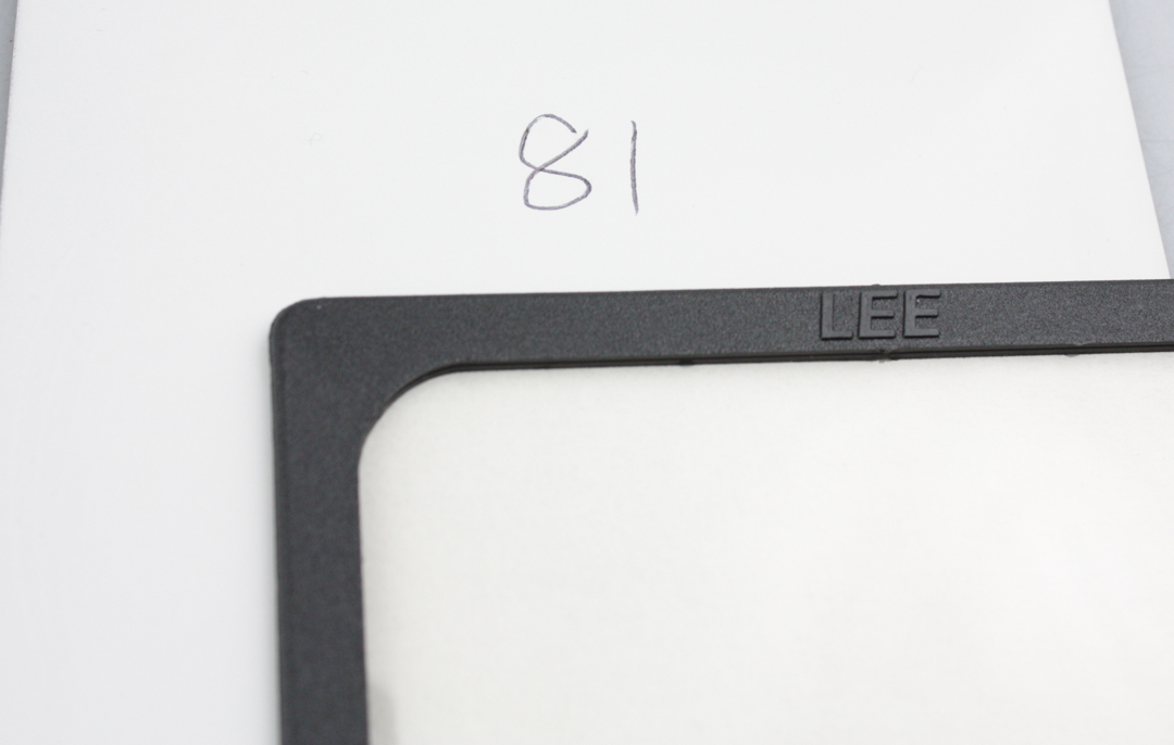 Lee filter 81 Warming filter, Filter 100mm x 100mm - Image 2