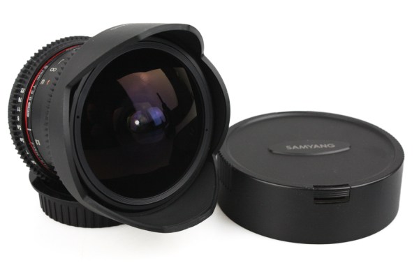 Samyang Aspherical 8mm f/3.5 manual Fish Eye Lens UMC CS II - Canon EOS mount Cine Lens
