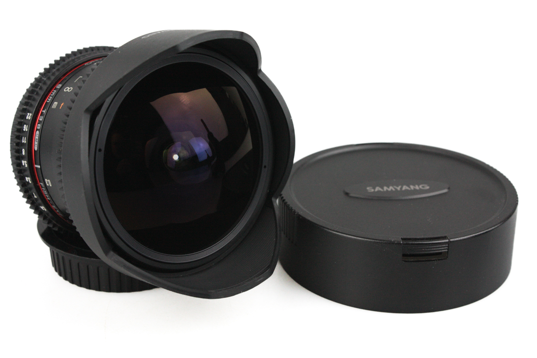 Samyang Aspherical 8mm f/3.5 manual Fish Eye Lens UMC CS II - Canon EOS mount Cine Lens