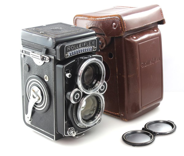 Rolleiflex 2.8F TLR Camera. Serviced With Carl Zeiss 80mm F2.8 Planar Lens