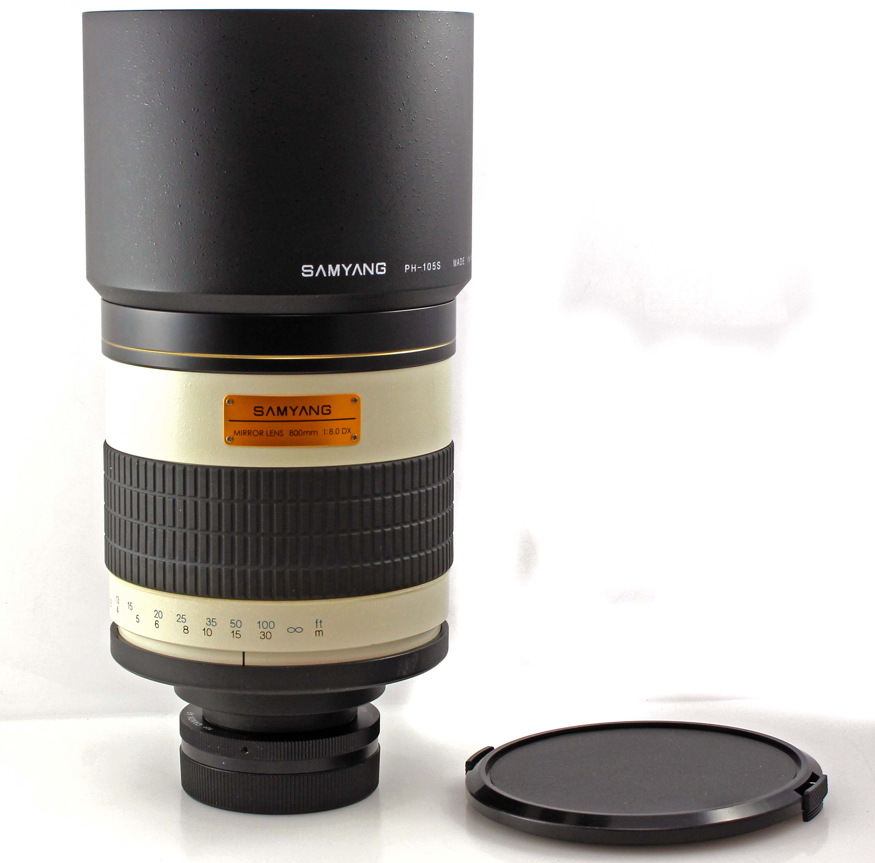 Samyang 800mm f8 DX Cat Mirror Telephoto Lens - T2 w/ Canon EOS DSLR EF-S (crop) fit mount - Image 3