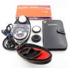 Sekonic L-398 Studio Deluxe Light Meter w/ accessories, complete reading slide set & case