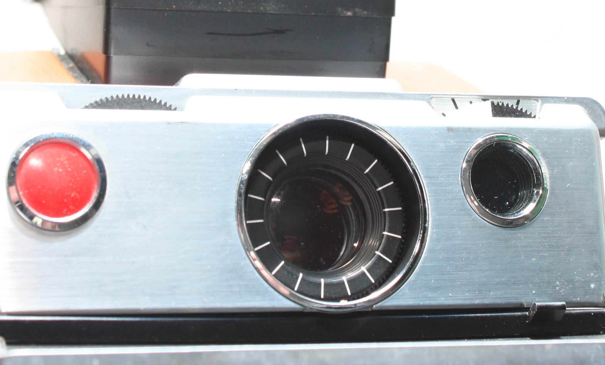 Polaroid SX-70 Land Camera Tan skin & Case - Working but needs attention - Image 6