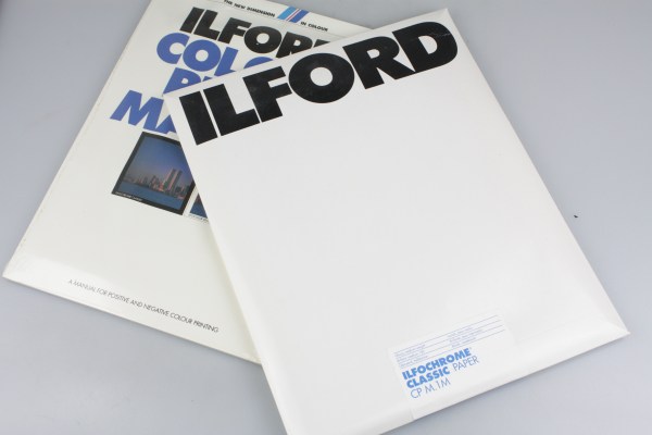 New, unopened 25 sheets CIBACHROME ILFOCHROME 10x8" & Print Manual