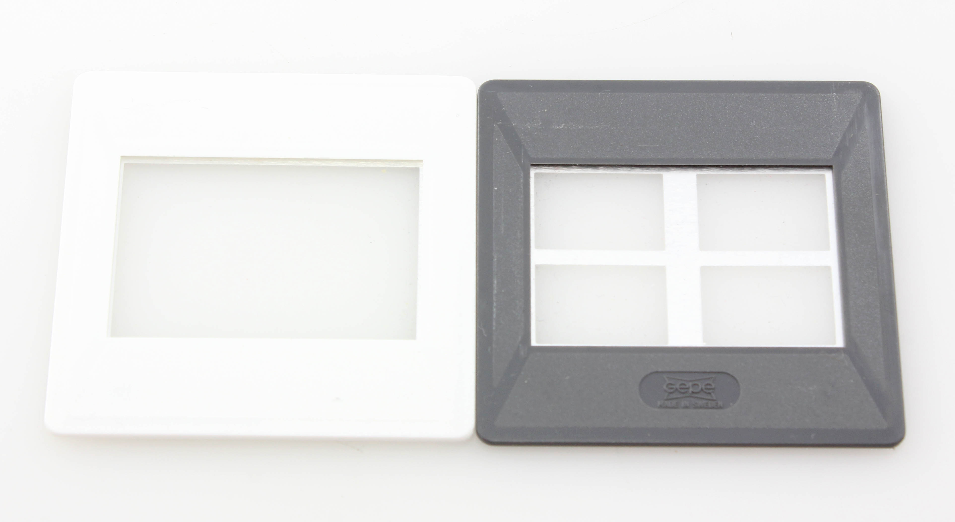 GePe 5x Multi Image Masks 11x16mm 4-Opening Glass Slide Mount ( 2mm Thick ) Art. 6921 - Image 3