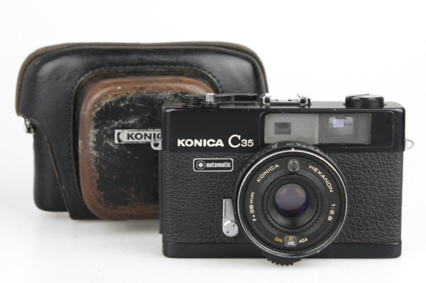Konica C35 Automatic,  35mm  Rangefinder Camera, with 38mm f/2.8 Prime Lens - New seals