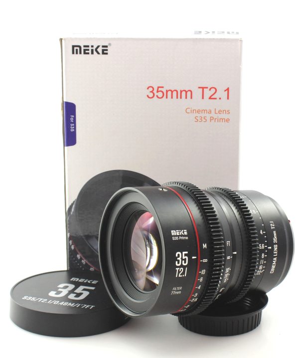 Meke Canon EF Fit 35mm T2.1 Cinema Prime Lens Canon EOS DSLR Cameras