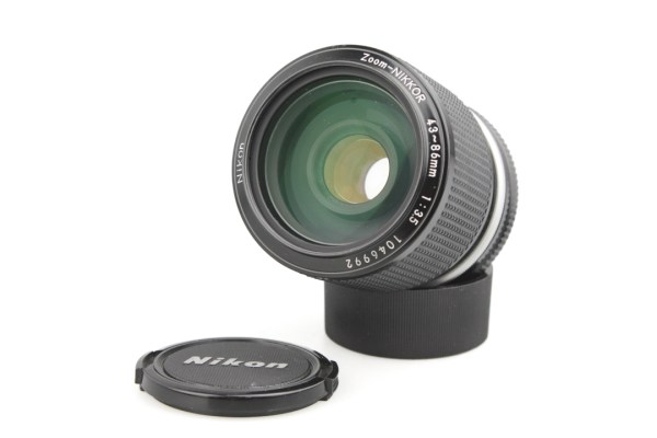 Nikon Nikkor 43-86mm f/3.5 AI Zoom Lens, with Caps - Nikon F Mount