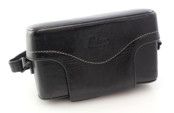 Genuine Leica Minilux Black Hard Leather Case  - Great Condition