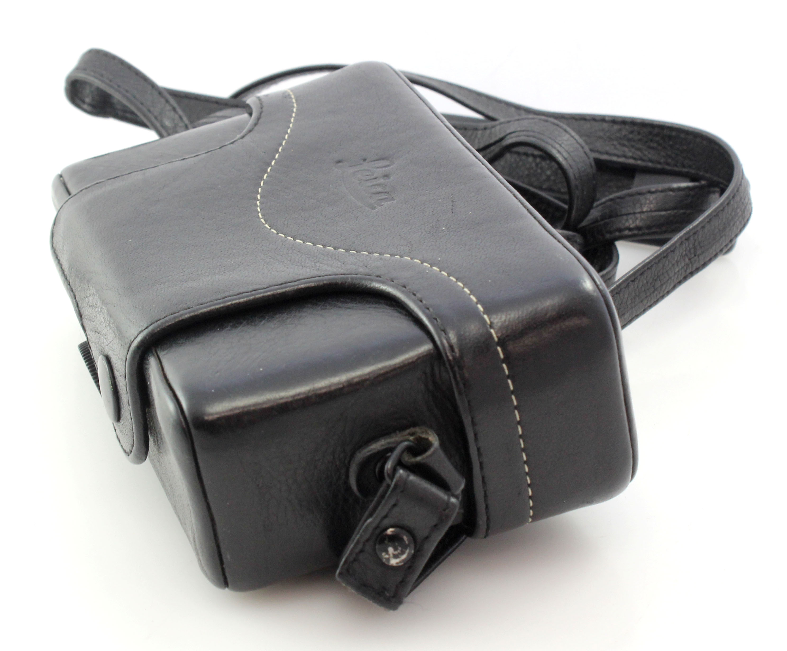 Genuine Leica Minilux Black Hard Leather Case - Great Condition - Image 2