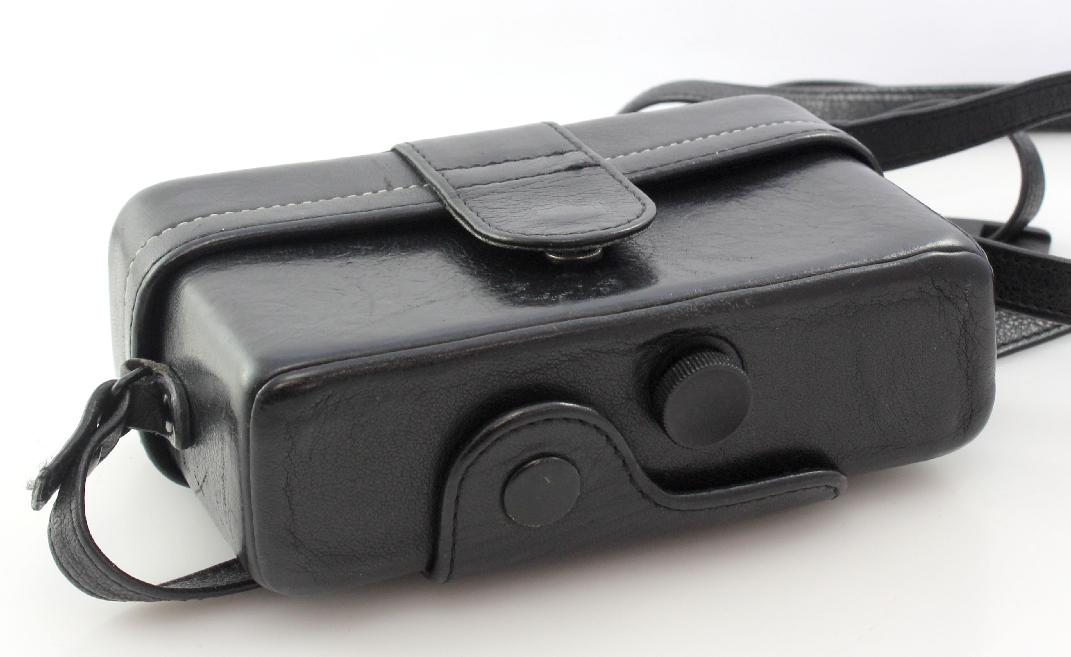 Genuine Leica Minilux Black Hard Leather Case - Great Condition - Image 3