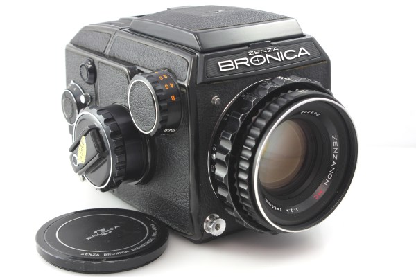 Bronica EC 6x6 120 Film Camera, 80mm f2.4 Zenzanon MC Lens, Waist Level Finder