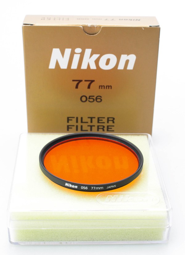Genuine Nikon 056 77mm Orange Filter - Boxed with Case