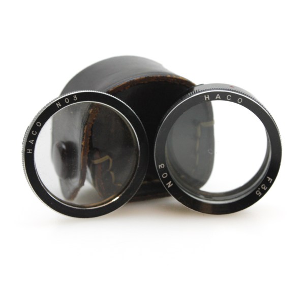 HACO B30 / Bay 1  Close-Up Lens Set No.3 for YashicaMat / Rolleiflex TLR Camera Bayonet - Haze