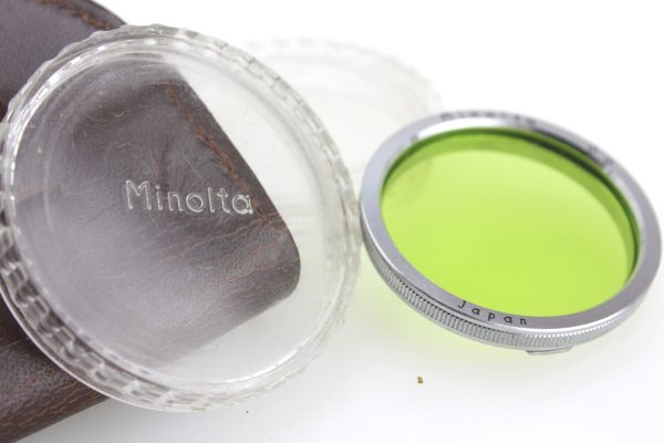 Minolta Green Filter - Bay 1 (I) - For Minoltacord, Yashica-Mat, TLR Cameras etc.