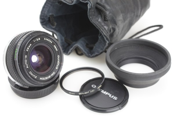 Olympus 28mm f/2.8 Auto-W Zuiko Wide Angle Prime Lens - OM Mount