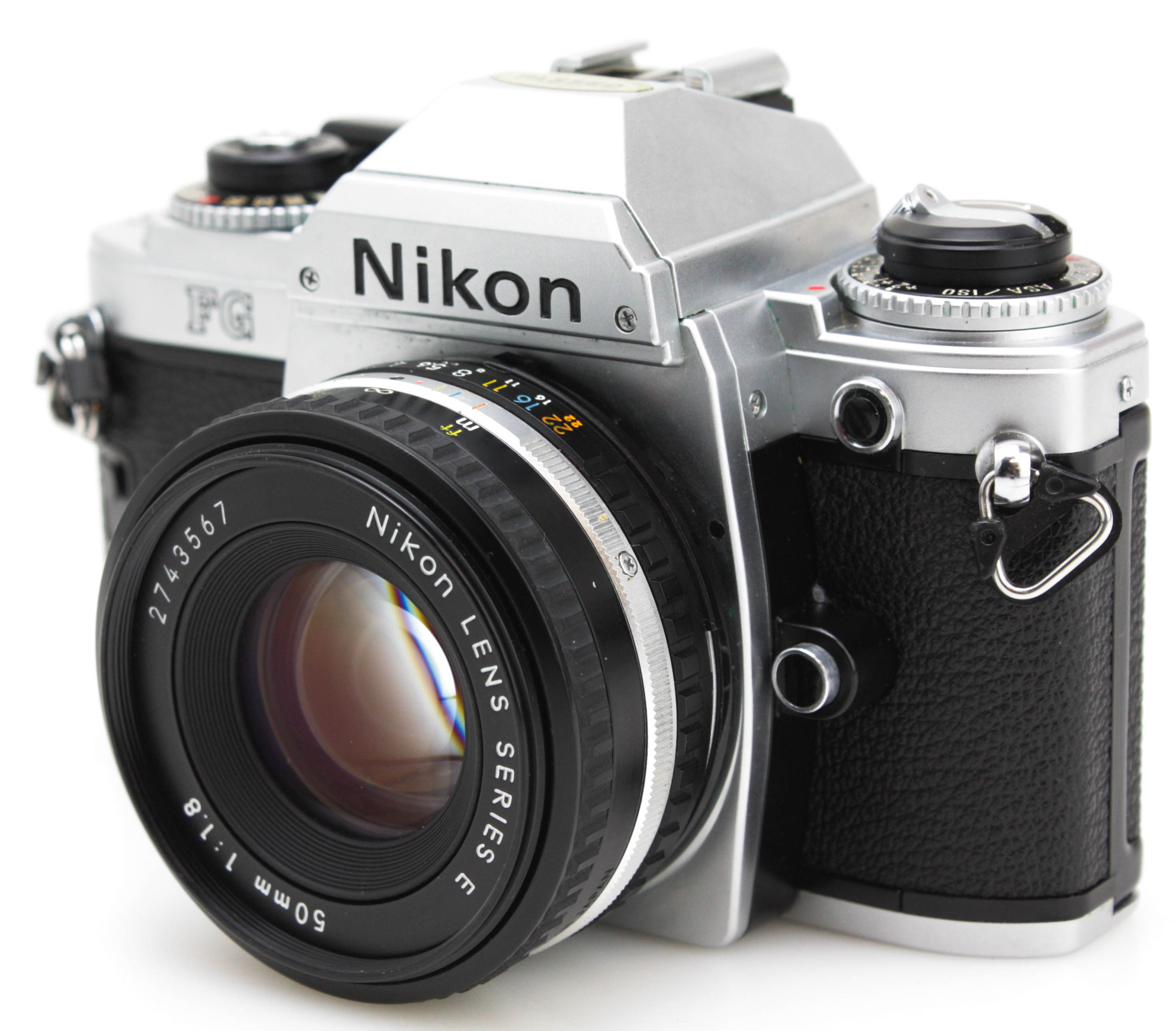 Nikon FG 35mm SLR Camera, with Nikon 50mm f/1.8 Series E Lens - Image 3
