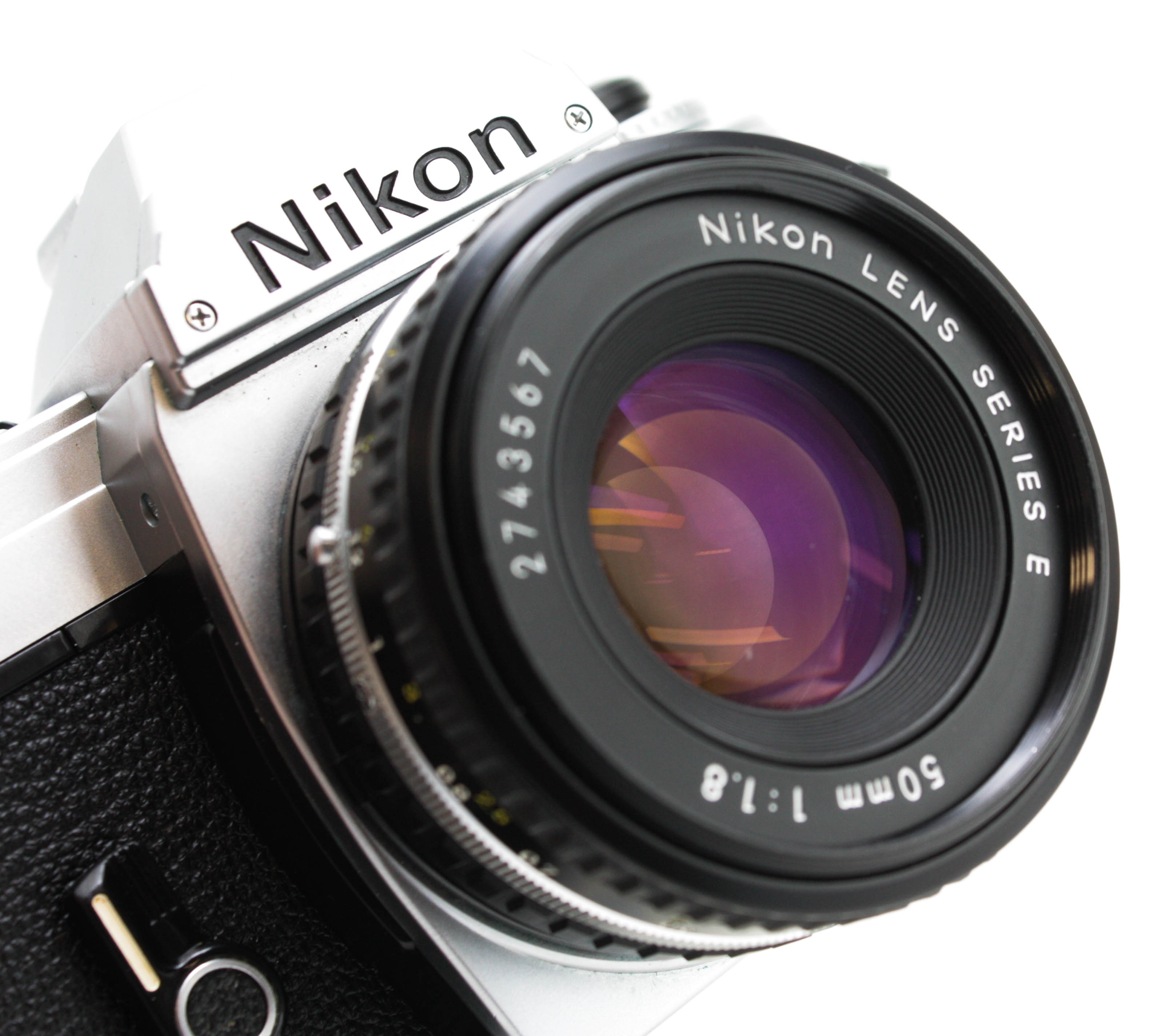 Nikon FG 35mm SLR Camera, with Nikon 50mm f/1.8 Series E Lens - Image 6