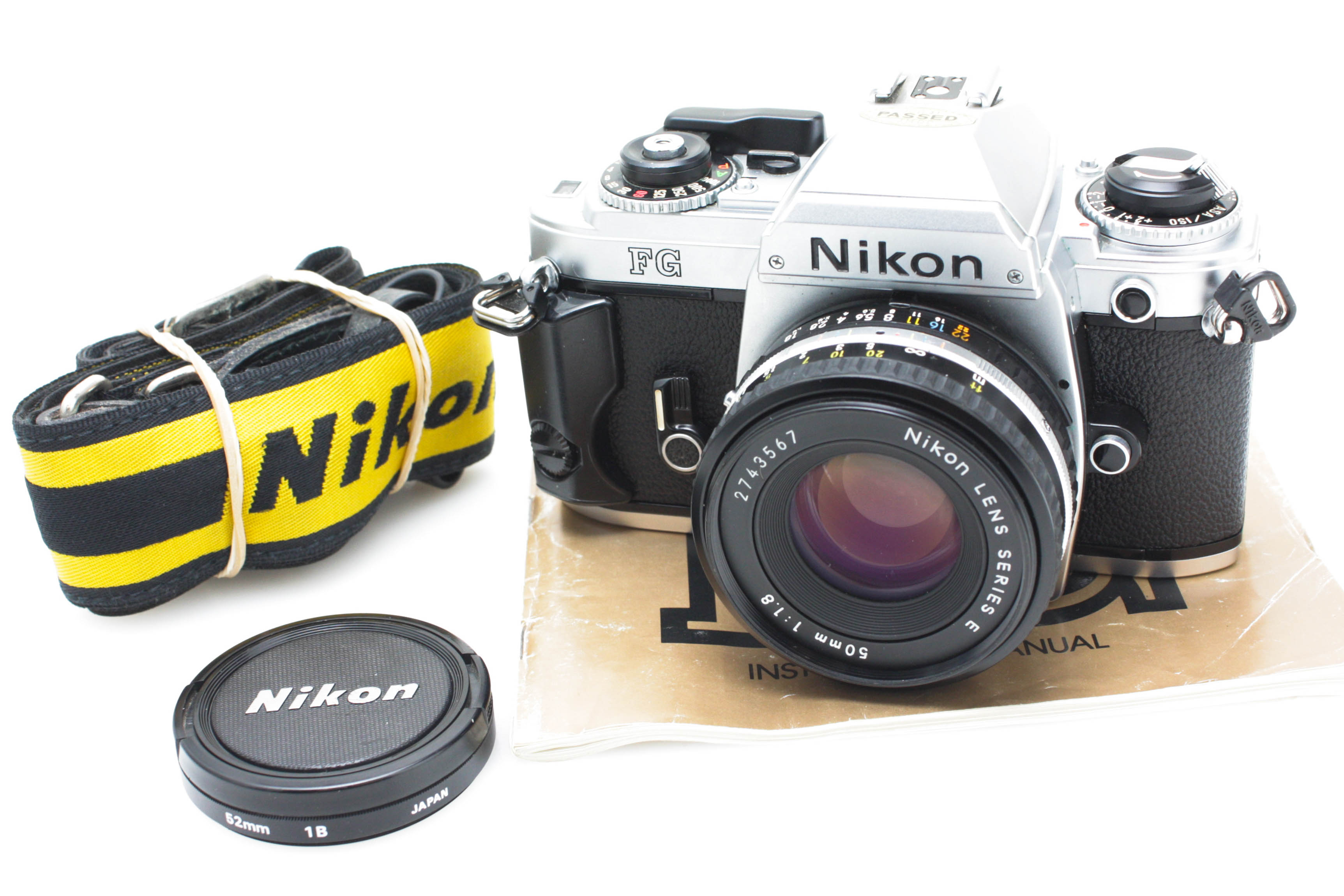 Nikon FG 35mm SLR Camera, with Nikon 50mm f/1.8 Series E Lens