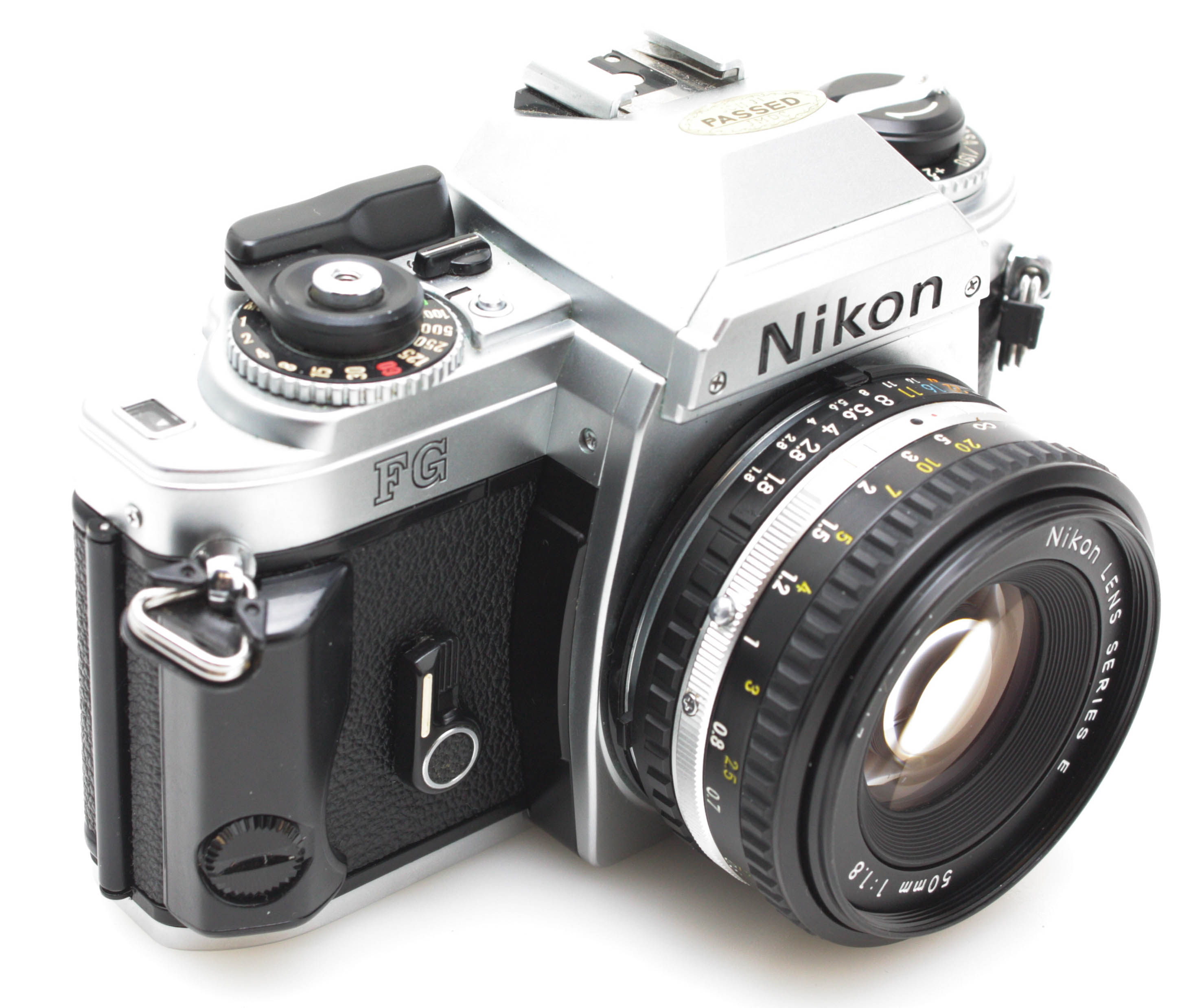 Nikon FG 35mm SLR Camera, with Nikon 50mm f/1.8 Series E Lens - Image 2