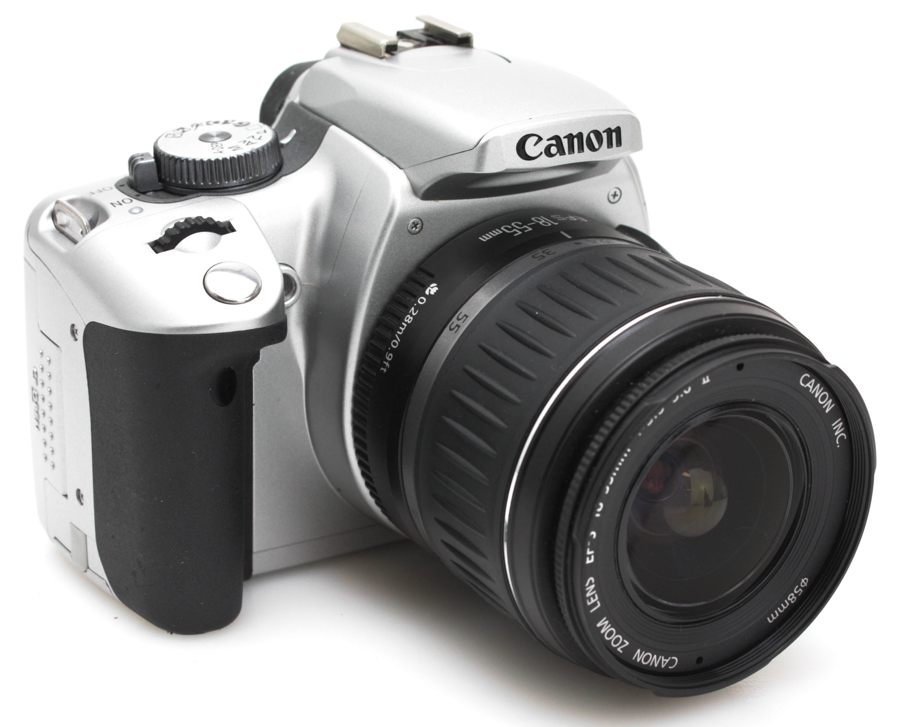 Canon EOS 400D -10.1MP APS-C Sensor DSLR Silver Camera w 18-55mm f/3.5-5.6 Zoom Lens - Image 2
