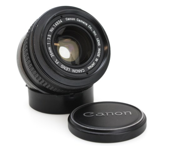 Canon FL 35mm f/3.5 Wide Angle Manual Focus Lens - Excellent condition