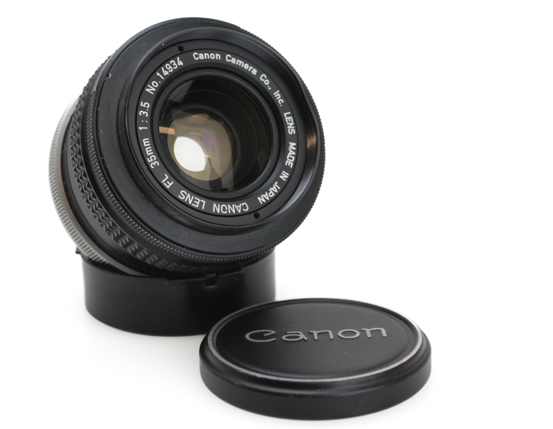Canon FL 35mm f/3.5 Wide Angle Manual Focus Lens - Excellent condition