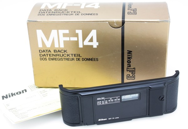 Nikon MF-14 Data Back For Nikon F3 - Boxed - UK Seller