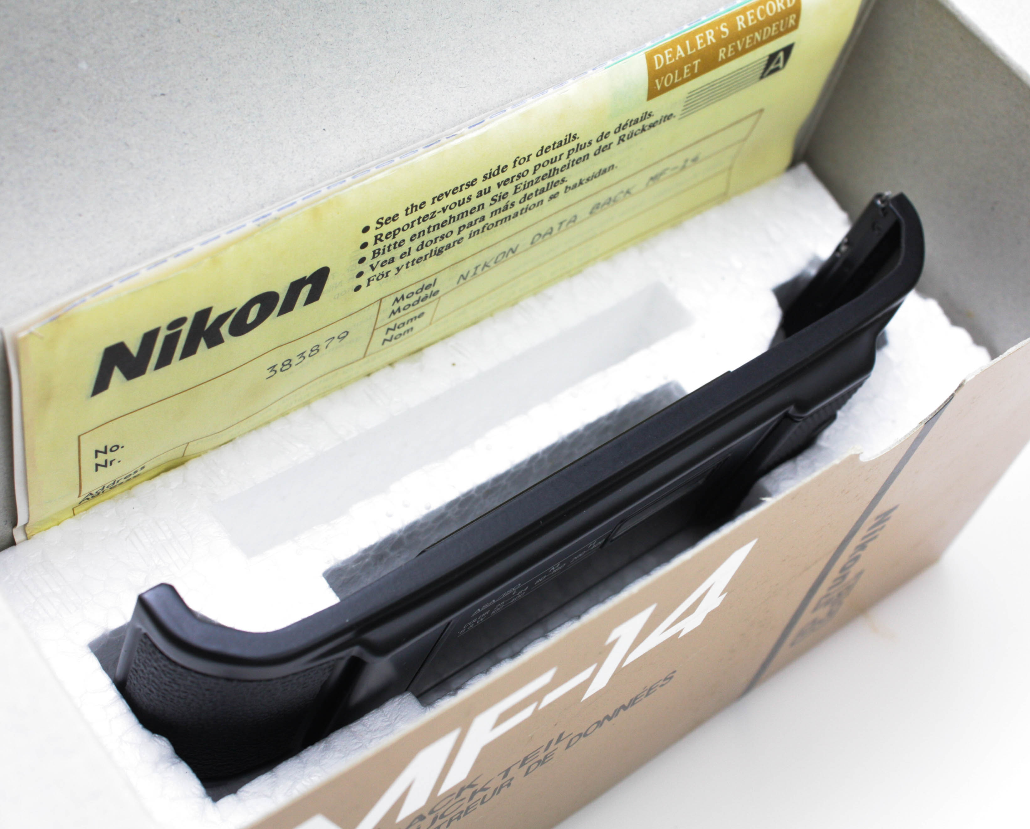 Nikon MF-14 Data Back For Nikon F3 - Boxed - UK Seller - Image 2
