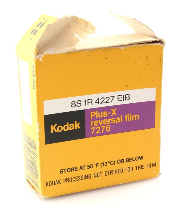 Kodak Plus-X Reversal Film 7276 - Super 8 -15m - Black & White Film - Expired