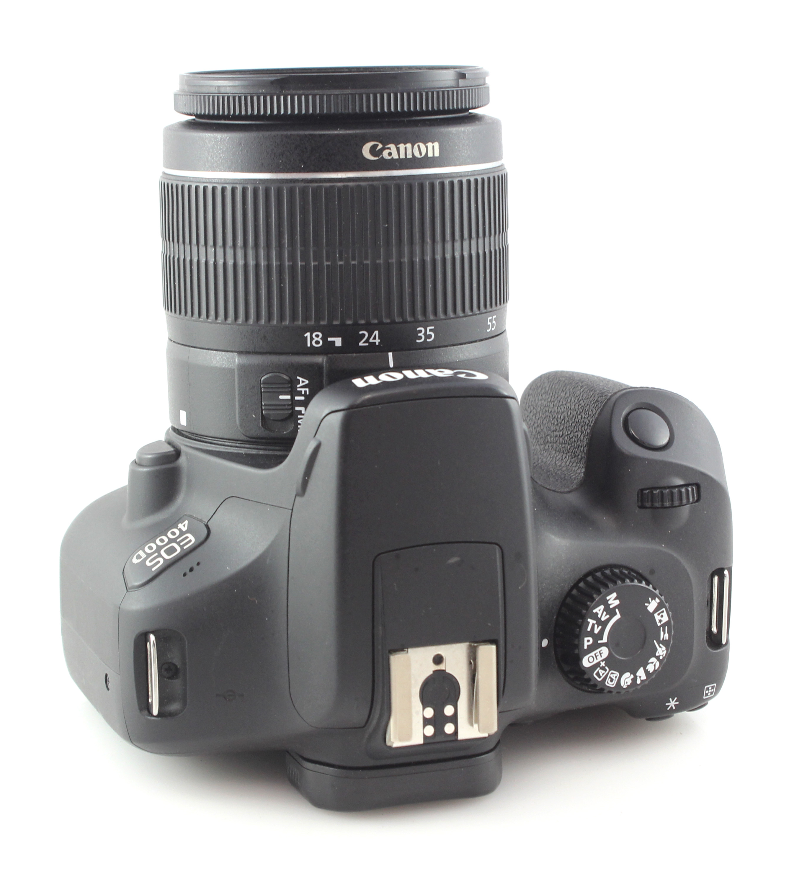 Canon EOS 4000D 18MP APS-C Digital SLR Camera & EFS 18-55 III Zoom Lens ...