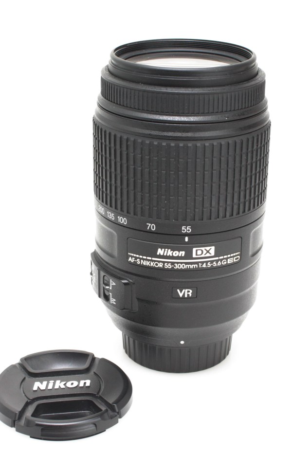 Nikon AF-S Nikkor 55-300mm f/4.5-5.6 G ED VR Tele Zoom Lens - NAF mount for DX crop cameras