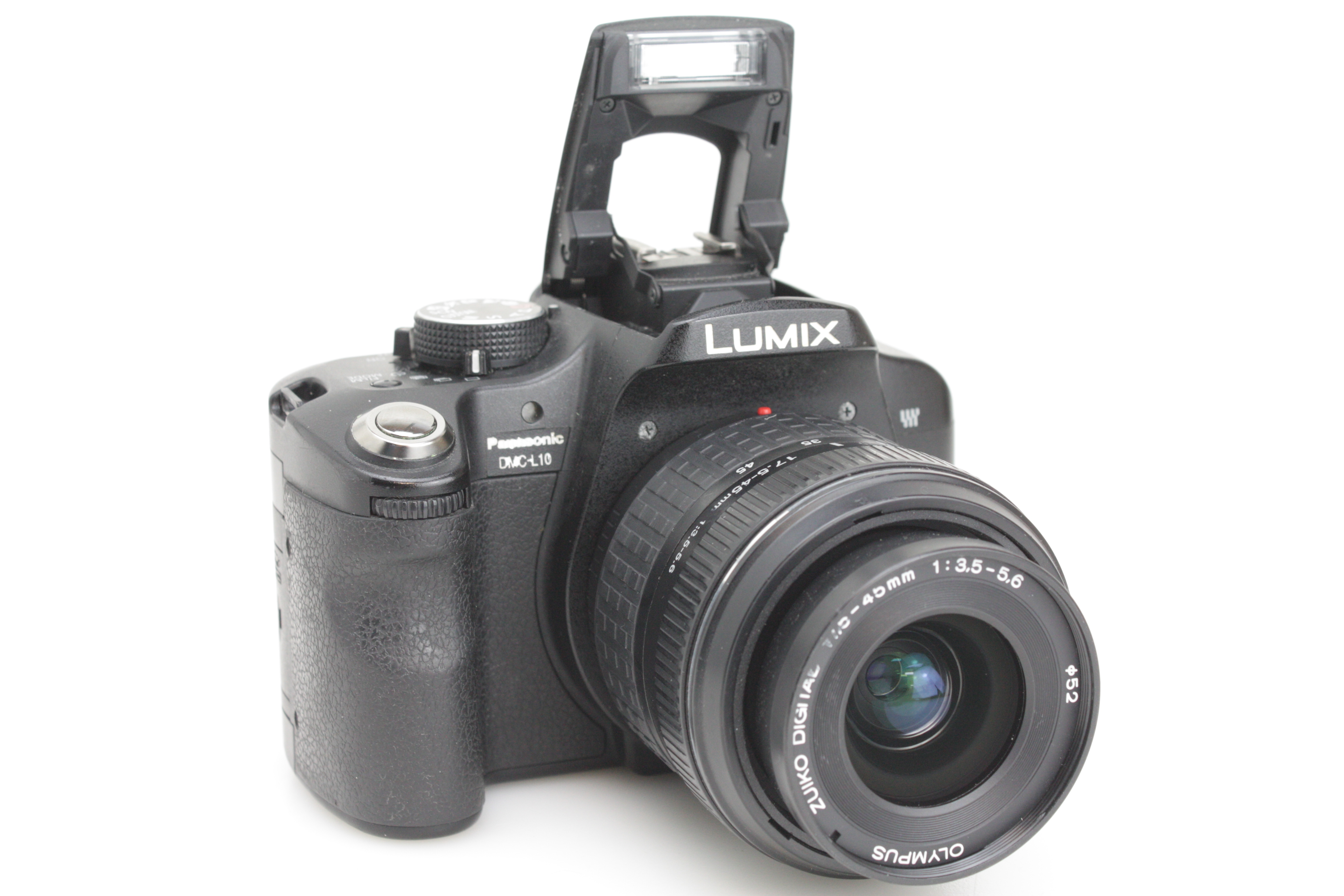 Panasonic Lumix DMC-L10 10MP DSLR Camera, with Zuiko 17.5-45mm f/3.5 Zoom Lens - Four Thirds Mount - Image 2