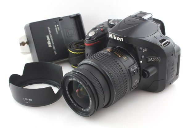 Nikon D5200 24.1 Megapixel DSLR Camera w/ 18-55mm f3.5-5.6G VR Zoom Lens