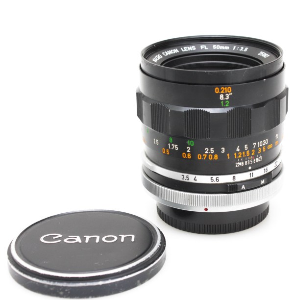 Canon FL 50mm f/3.5 Macro - Early Breechlock FL Macro Prime Lens - FL / FD Mount