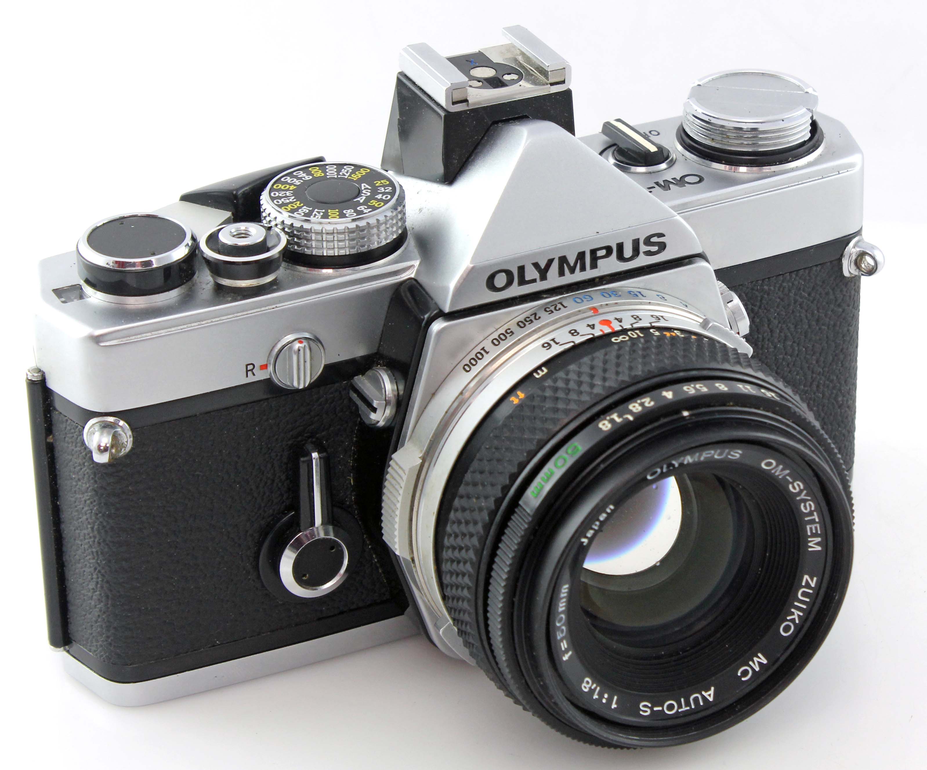 Olympus OM-1N MD 35mm SLR Film Camera w/ 50mm f1.8 Standard Prime Lens - Image 2