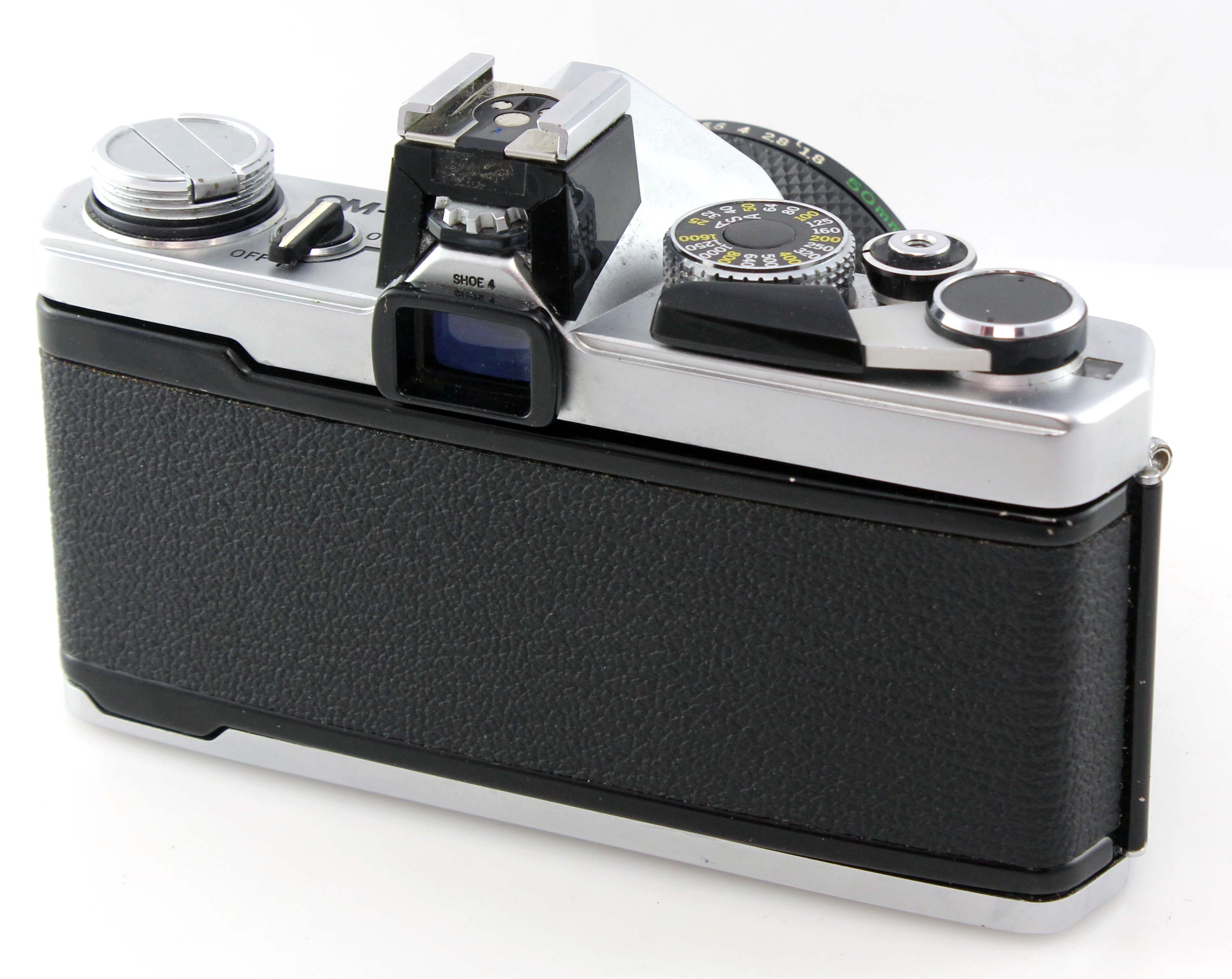 Olympus OM-1N MD 35mm SLR Film Camera w/ 50mm f1.8 Standard Prime Lens - Image 3