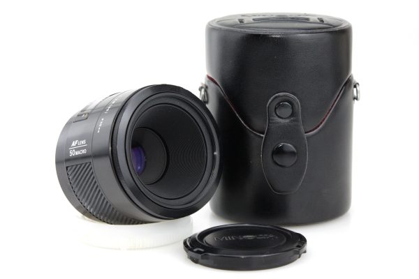 Minolta 50mm f/2.8 Macro (1:1) Prime Lens, with Caps & Case - Minolta / Sony Alpha Mount
