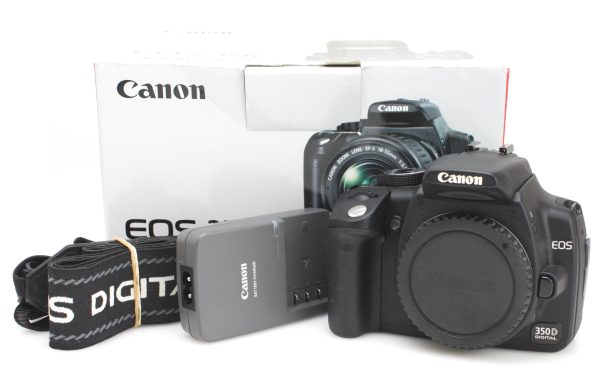 Canon EOS 350D 8 Megapixel DSLR Camera Body - Battery & Charger - Boxed