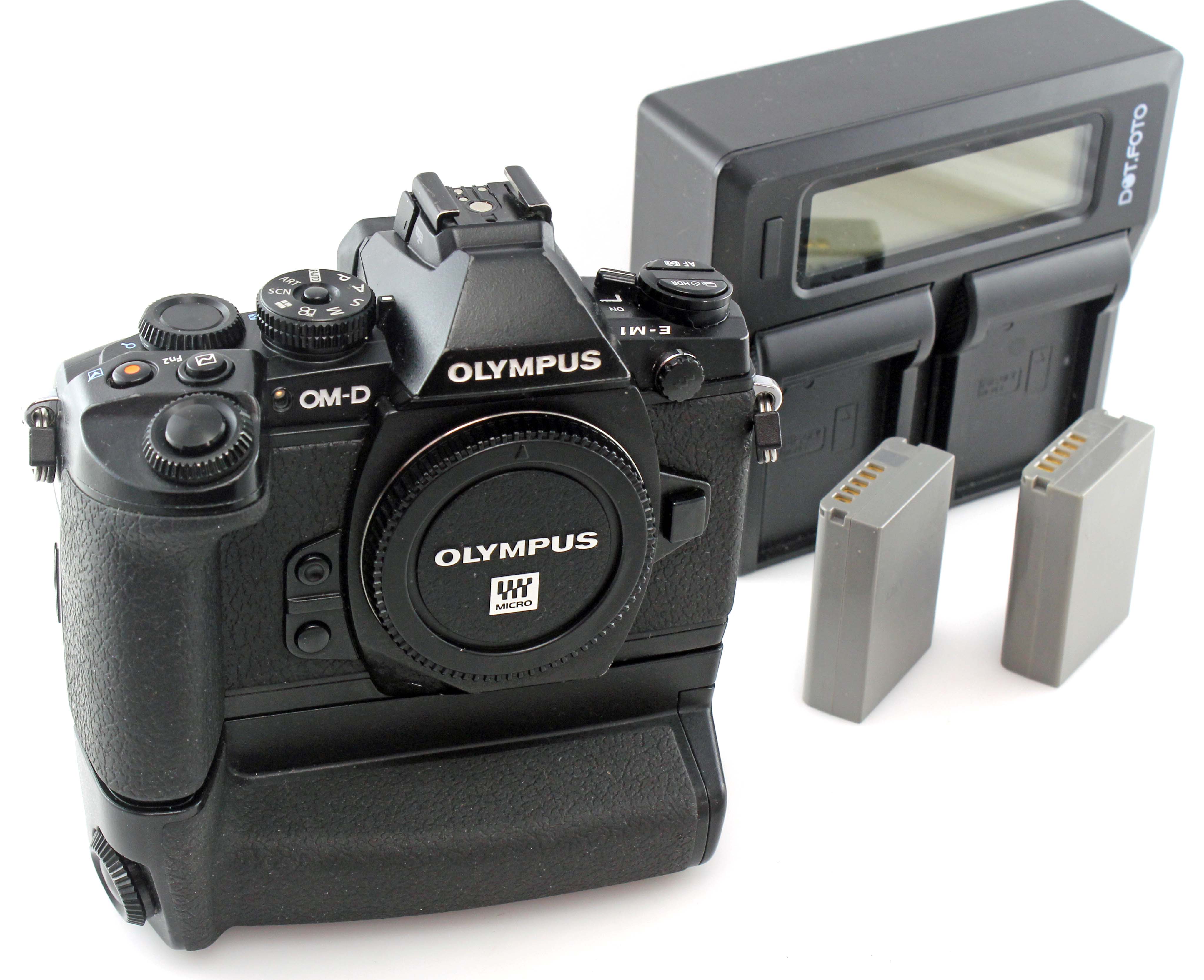 Olympus OM-D E-M1 16MP M4/3rds Digital Mirrorless Camera w/ HLD-7 Battery Grip - Image 2