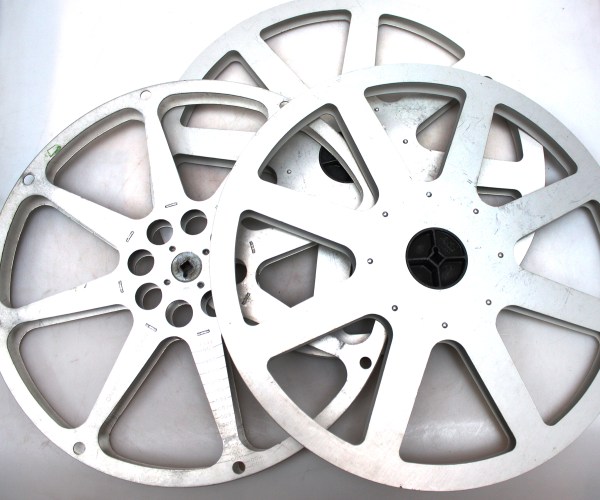 Large 1600ft Metal Reels for 16mm Movie Film, Mixed Brands